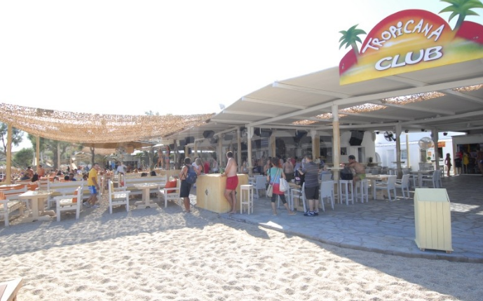 Tropicana Beach Bar and Restaurant Mykonos