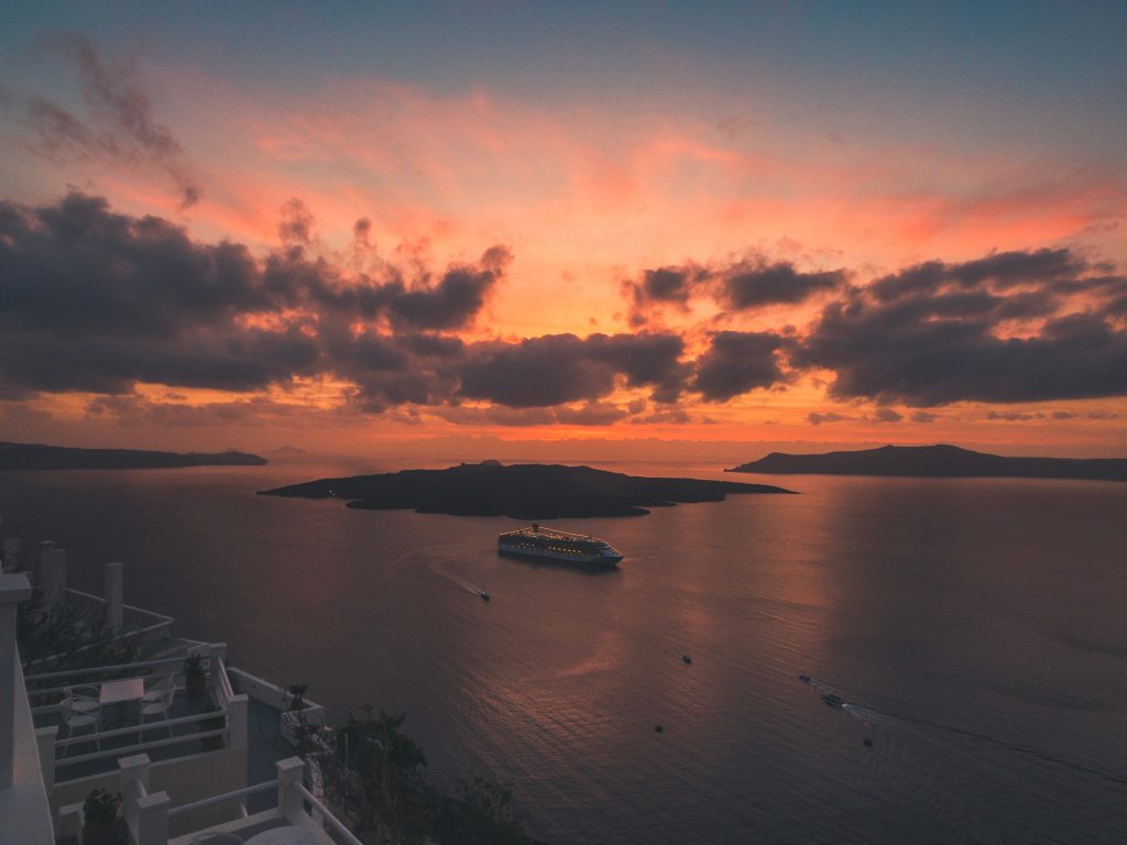 Sunset at Santorini