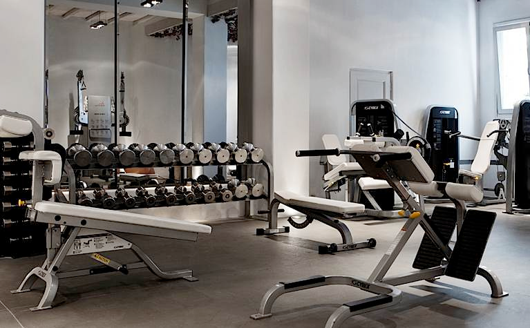 Hoteles en Mykonos con gimnasio - El gimnasio del hotel Belvedere