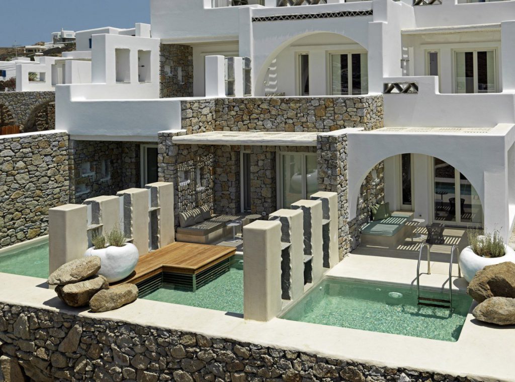 Mykonos Hotels with Private Jacuzzi- Kensho Boutique Hotel