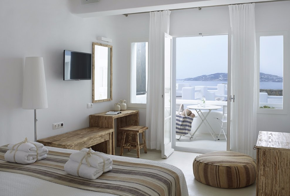 Mykonos hotels with Gym - Rocabella hotel room