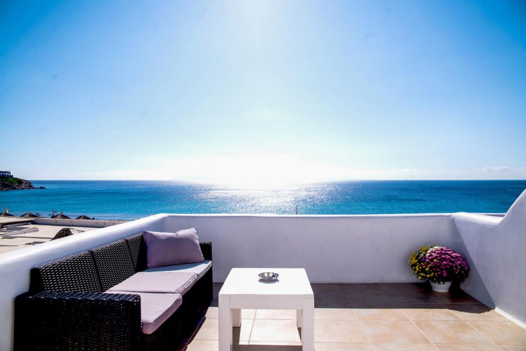 Paradise beach resort is one of the best hotels in Mykonos near Super Paradise beach